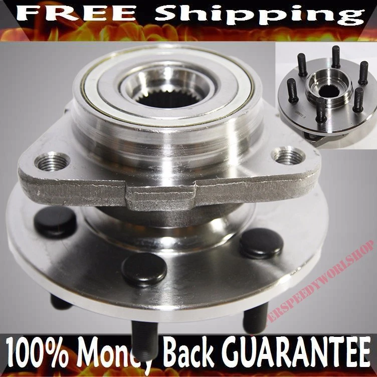 Cojinete de cubo de rueda delantero apto para modelos 99-03 Dodge Durango 4x4 con rueda trasera ABS Foto 1 de 1