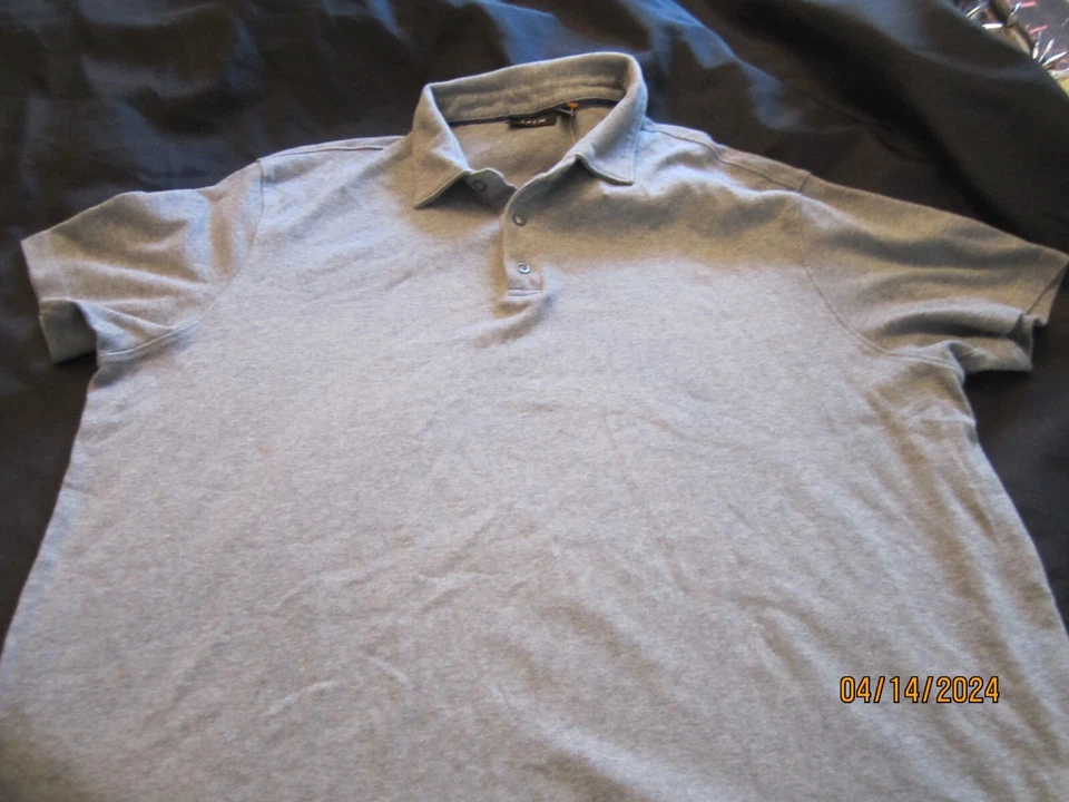 Apt.9 Polo Shirt - Gray - 2XL - Slim Fit - Image 1 of 2