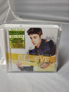 Believe Acoustic by Justin Bieber ( CD, 2013, Island Records,Canada ) NEW SEALED - Picture 1 of 3