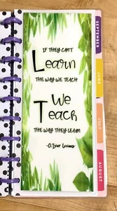 "Teach the way they Learn"" Panel de citas para usar con portátil HP de tamaño medio- - Imagen 1 de 3