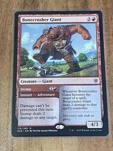 Bonecrusher Giant   Stomp R MTG Throne of Eldraine M/NM, English - 5 Available - Picture 1 of 2