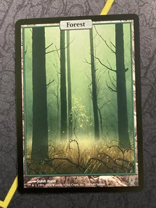 Magic: The Gathering Forest 140/140 Unhinged Set Non Holo Basic Land - Picture 1 of 6