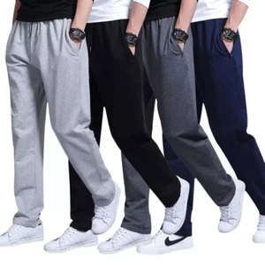 Men Cargo Joggers Bottoms Jogging Sweat Pants Casual Wear Sports Sweatpants - Picture 1 of 18