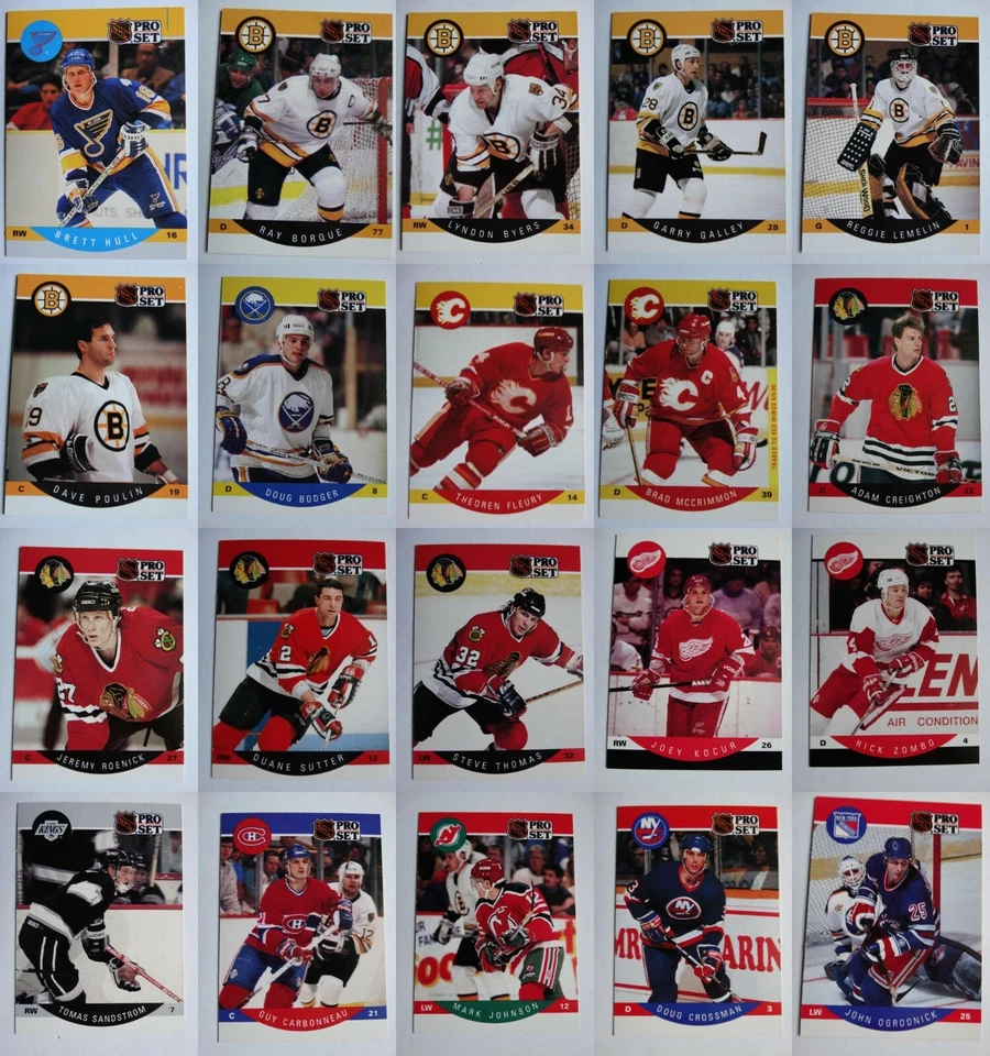 1990-91 Pro Set Hockey Cards Complete Your Set U You Pick From List 1-405 - Image 1 of 1