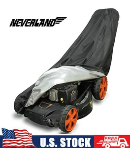 Lawn Mower Cover Waterproof Storage Rain Protector Push Mower Cover for Outdoor - Picture 1 of 9