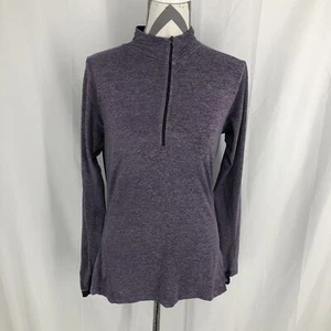Nike Dri-Fit Running Element Half-Zip Pullover Heathered Purple 481320 Small - Picture 1 of 6
