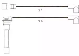 To Fit Mazda 323 Mk3 1.6 inj Turbo Formula Power 10mm RACE PERFORMANCE Lead set - Picture 1 of 1