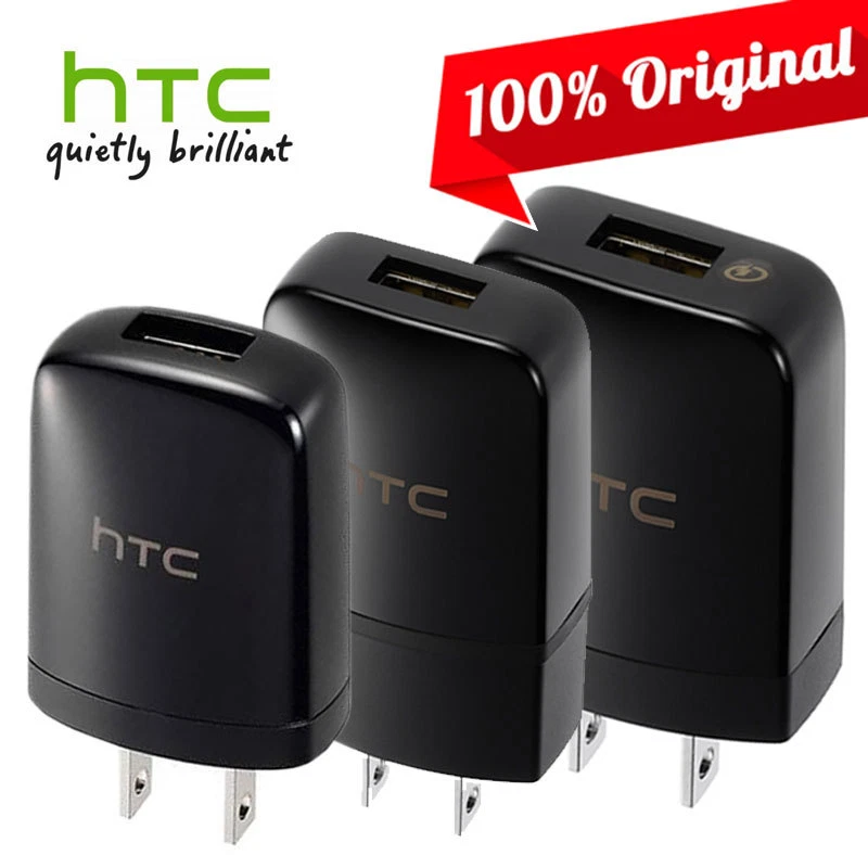 Original OEM HTC 1.0A/1.5A/2.0A Home Rapid/Fast Wall Travel Charger USB Adapter - Image 1 of 1