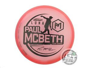 USED Discraft 2021 McBETH Metallic Z Luna 174g Pink Black Stamp Putter Golf Disc