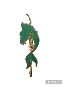 Disney The Little Mermaid Green Gold  Girls Hair Clip Pin