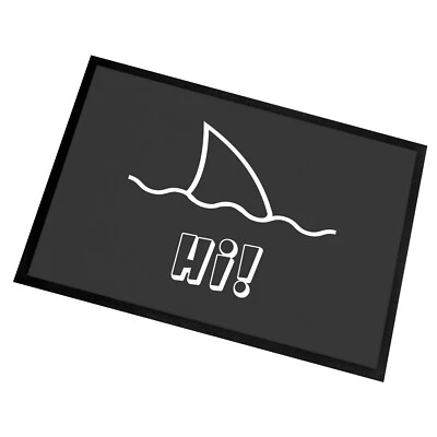 Fußmatte mit Spruch | Hi! | 60x40cm | Schmutzfangmatte Türmatte - Bild 1 von 4