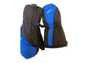 HEAD Kids snow mittens (Black/Blue,Small) NWT - Picture 1 of 2