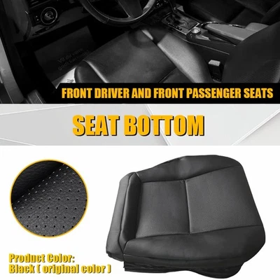 Cubierta de asiento de cuero inferior negra para Mercedes-Benz GLK250 GLK350 2008-2015 Foto 1 de 4