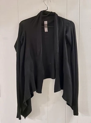 Rick Owens Virgin Wool Open Front Cardigan F/W ‘16 size small - Image 1 of 4