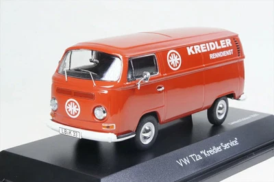 Servizio Schuco 1/43 VW T2a Box Van Kreidler con rimorchio e bici 450334000 - Immagine 1 di 2