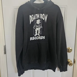 Death Row Records Rap Promo schwarz Rundhalsausschnitt Sweatshirt Hoodie Medium - Bild 1 von 4