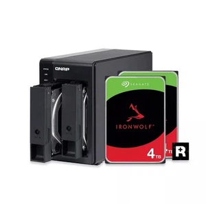NEW QNAP 2 Bay DAS with 4TB Storage Capacity, USB 3.2 Gen 2 Type-C Preconfigured - Picture 1 of 10