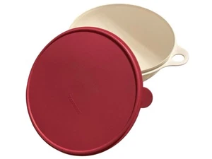 Tupperware Thatsa Bowl handle White Pink Lid 2539 2540 Large 32 Cups Fix N Mix - Picture 1 of 8