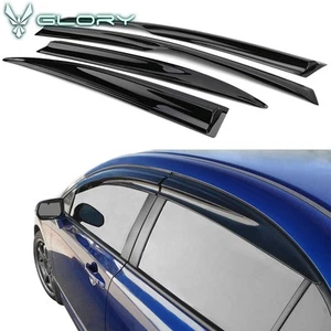 Fits 2006-2011 Honda Civic Sedan Mugen Style Window Visors Rain Guards Deflector - Picture 1 of 8