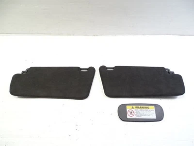 03 Parasoles Mercedes R230 SL500, izquierda y derecha, alcantara, gris carbón, 2308 Foto 1 de 4