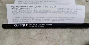New Clinique High Impact Gel Tech Eyeliner 01 Intense Black .09 oz /.0034g - Picture 1 of 2