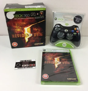 Resident Evil NEW Sealed Game 5 Wireless Controller Set Bundle XBOX 360 Horror - Picture 1 of 16