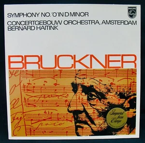 BRUCKNER: Bernard Haitink~Concertgebouw Orchestra, Amsterdam~Symphony No. 0~Mint - Picture 1 of 4