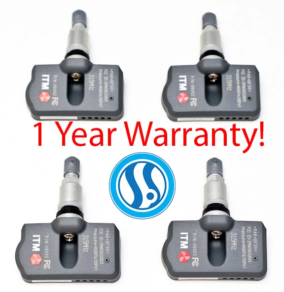 Sensores de presión de neumáticos TPMS Chevrolet Silverado 2007-2015 315 MHz repuesto OEM Foto 1 de 2