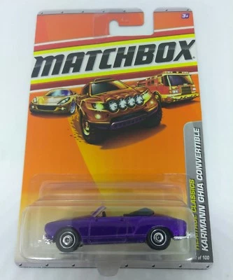 2010 MATCHBOX 1/64 SCALE DIE CAST KARMANN GHIA CONV. HERITAGE CLASSICS SERIES - Image 1 of 4