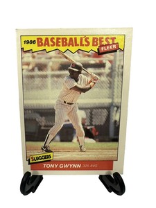 1986 Fleer Baseball's Best Tony Gwynn HOF San Diego Padres #15 