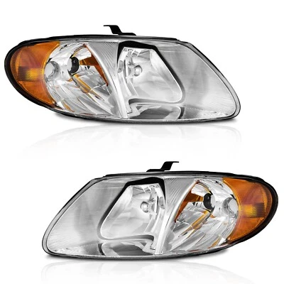 Headlights For 2001-2007 Dodge Grand Caravan/Chrysler Town & Country Foto 1 de 4