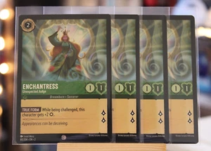 Disney Lorcana Play Set - Enchantress Unexpected Judge - 80/204 NM+ NON-Foil x4 - Picture 1 of 1