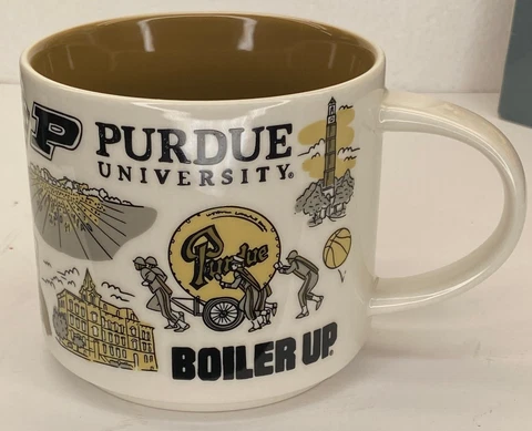 Starbucks Purdue University Campus Collection Been There Series - NEW Cover