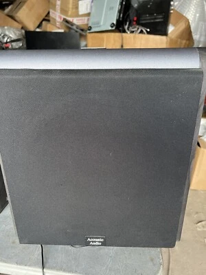 Subwoofer Acoustic Audio HD-SUB 10 Black Ash 600 vatios alimentado PROBADO FUNCIONANDO Foto 1 de 4