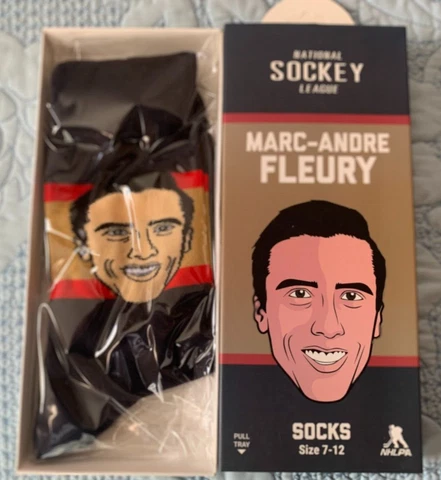Marc Andre Fleury  National Sockey League Socks Size 7-12 New Cover