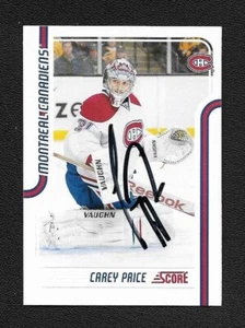 Carey Price Signed Autograph 2011-12 Panini Score Montreal Canadiens Card - JSA - Picture 1 of 3