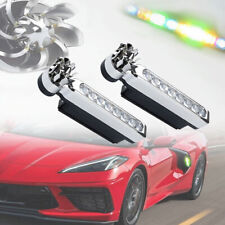 2PCS Wind Power LED Light Side Air Vent Lamp For Chevrolet Corvette 2020-2024 AB