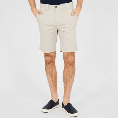 NWT Men's Nautica Flat Front Slim Fit Stretch Short Pants Shorts 32 40 - Image 1 of 2