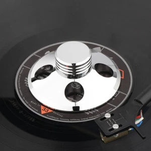 Aluminium LP Vinyl Turntable Gewichtsklemme Non-Slip Disc Stabilizer 107g - Picture 1 of 8