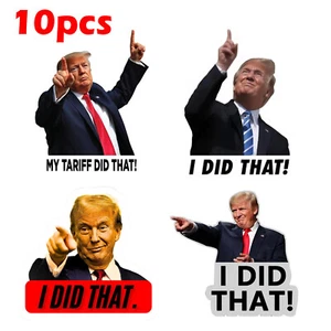 I Did That Donald T Meme Outdoor Aufkleber 10er Pack Sticker Flasche Tasse Deko - Bild 1 von 14