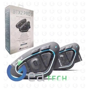 MIDLAND BTX2 PRO S DOPPIO INTERFONO MOTO BLUETOOTH AURICOLARE DA CASCO TWIN PACK - Photo 1/4