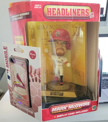 1998 St. Louis Cardinals Mark McGwire Headliners XL Commemorative Figure 70 Home Cover