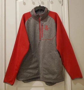 G III NBA Houston Rockets Mens Pullover Sweatshirt Grey Red Size 3XL - Picture 1 of 10