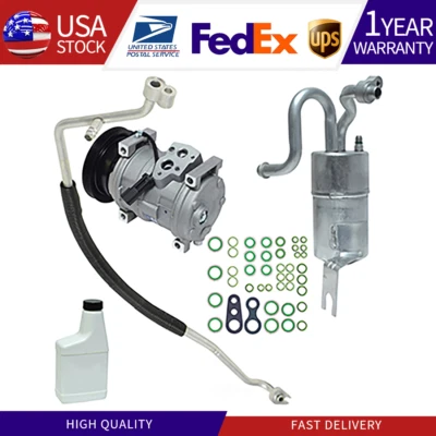 Kit de compresor, secador, sello, tubo y aceite de aire acondicionado para Chrysler PT Cruiser 2004-2006 Foto 1 de 4