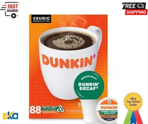 Vainas de café Dunkin' Donuts de mezcla original tostadas medianas taza K - 88 unidades - Imagen 1 de 6