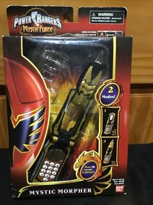 POWER RANGERS MYSTIC MORPHER 25101, 2 Modes:Cell,Wand 2006 NEW SEALED Gold,Black - Picture 1 of 18