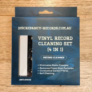 Discrepancy Records LP Vinyl Cleaning Kit Anti-Static Carbon Fibre Brush, Stylus - Picture 1 of 5