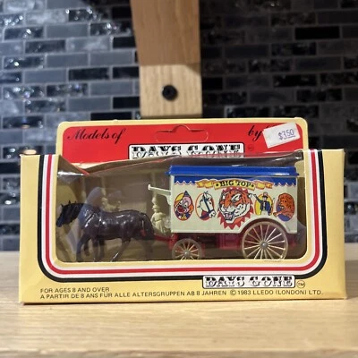 LLEDO - DÍAS PASADOS - FURGONETA DE REPARTO GRANDE TIRADA POR CABALLOS - CIRCO BIG TOP  Foto 1 de 4