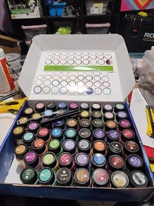 Mica Powder，63 Colors - 10g/Bottle of Natural Pigment Powder for Epoxy Resin，Lip - Picture 1 of 12