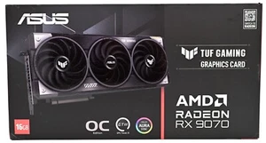 ASUS TUF Gaming Radeon RX 9070 OC Edition 16GB GDDR6 Gaming Graphics Card - Picture 1 of 1